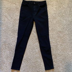 Black denim jeans